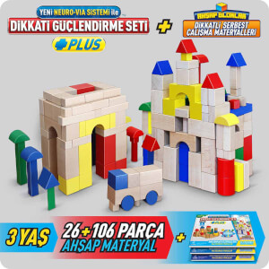 Dikkati Güçlendirme Seti Plus 3 Yaş Metal Kutu