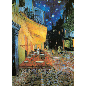 1000 Parça Puzzle : Cafe Terrace At Night - Vincent Van Gogh