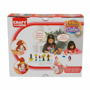 Crafy Sihirli Salon Oyun Hamur Seti 200 g 15 Parça