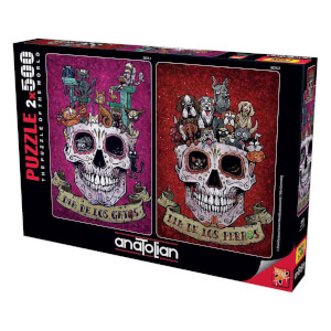 2 x 500 Parça Puzzle: Halloween