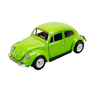 Sesli ve Işıklı Çek-Bırak Beetle Araba 12 cm.