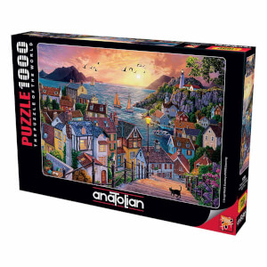 1000 Parça Puzzle : Sahilde Günbatımı