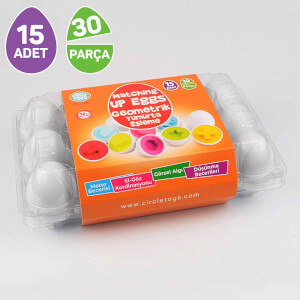 Circle Toys Geometrik Yumurta Eşleme Oyunu 15'li