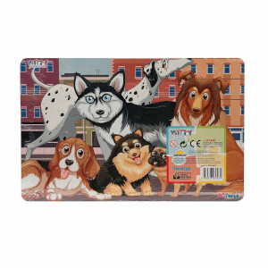 20 Parça Puzzle: Sevimli Köpekler