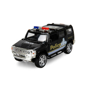 Maxx Wheels Işıklı Polis Jeep Model Arabalar 12 cm.