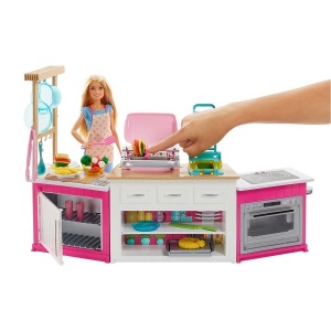 Barbie'nin Mutfak Dünyası Oyun Seti FRH73