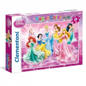 24 Parça Maxi Puzzle : Disney Princess