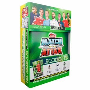 UEFA Şampiyonlar Ligi 22/23 Sezonu Match Attax-Metal Kutu Destek Paketi