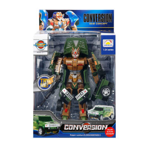 1:24 Sesli ve Işıklı Dönüşebilen Robot 22 cm.