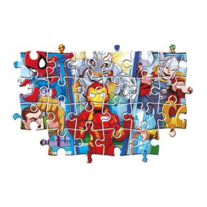 104 Parça Maxi Puzzle : Marvel Super Hero Adventures