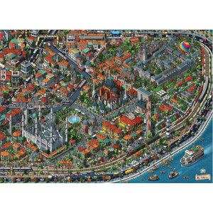 3000 Parça Puzzle : Fractal İstanbul 