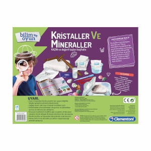 Bilim ve Oyun Seti: Kristaller ve Mineraller