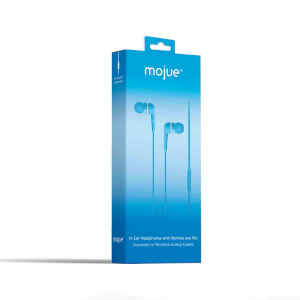 Mojue WE01 Kumandalı ve Mikrofonlu Kulak İçi Kulaklık Mavi