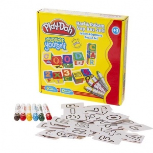 Play Doh 6 Twist Crayon ve12 Küp Puzzle