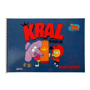Kral Şakir Resim Defteri 25 x 35 cm 15 Yaprak
