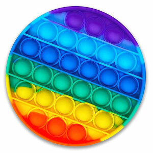 Push Pop Bubble Pop It Duyusal Oyuncak Özel Pop Stres Gökkuşağı Renkli