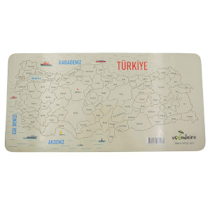 Türkiye Haritası Ahşap Puzzle
