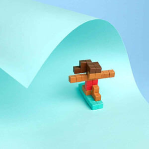 Pixio Surprise Mini Figures İnteraktif Mıknatıslı Manyetik Blok