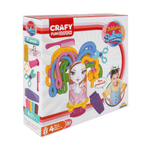 Crafy Yıldızlar Salonu Oyun Hamur Seti 200 g 11 Parça