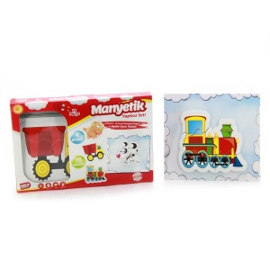 19 Parça Puzzle : Manyetik Tabletli Seri 1