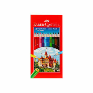 Faber Castell Kuru Boya Kalemi 12 Renk