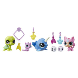 Littlest Pet Shop Şanslı Minişler Şans Ekibi 4'lü Sürpriz Paket E7258