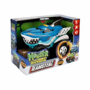 Teamsterz Monster Moverz Robo Shark Sesli ve Işıklı Motorize Köpek Balığı Araba 24 cm.