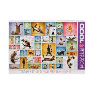 1000 Parça Puzzle : Yoga Cats 
