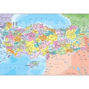 260 Parça Puzzle : Türkiye Siyasi Haritası
