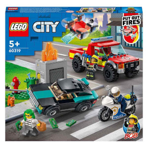 LEGO City İtfaiye Kurtarma Operasyonu ve Polis Takibi 60319