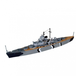 Revell 1:1200 Bismarck Kit Set 