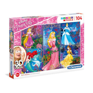 104 Parça 3D Puzzle : Princess