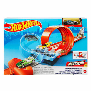 hot wheels single loop track