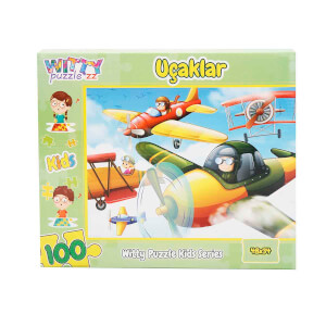 100 Parça Puzzle: Uçaklar