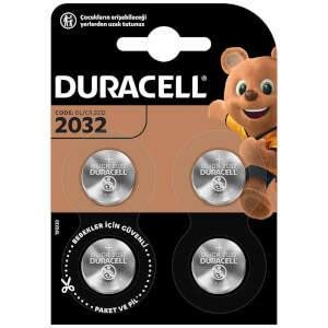 Duracell Düğme Pil 2032 4'lü