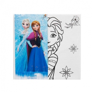 Frozen Tuval Boyama Seti 15 x 15 cm.
