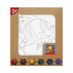 BuBu Craft Tuval Boyama Seti 15 x 15 cm.