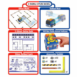 Silverlit Tooko Programlanabilen Polis Aracı Oyun Seti
