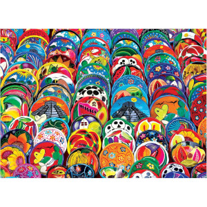 1000 Parça Puzzle : Mexican Plates