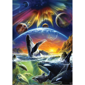 500 Parça Puzzle : Orka Evreni