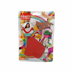Crafy Streç Oyun Kumu Kırmızı 200 g