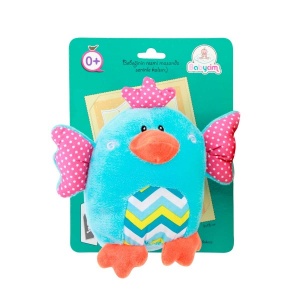 Babycim Oturan Çıngıraklı Peluş Civciv