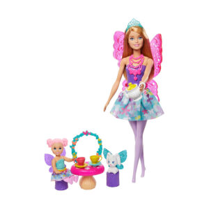 Barbie Dreamtopia Prenses Bebek ve Aksesuarları Oyun Seti GJK49