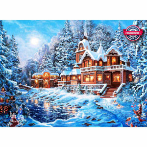 1000 Parça Puzzle : Sihirli Kış