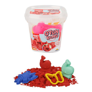 Crafy Oyun Kumu Seti Kırmızı 350 g