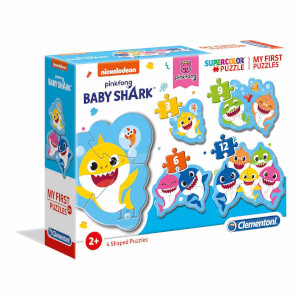 3+6+9+12 Parça Puzzle: My First Baby Shark