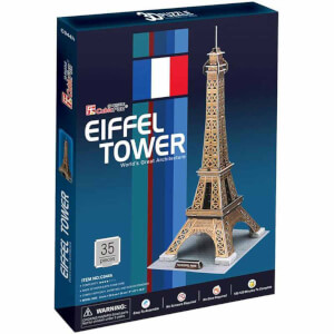 35 Parça 3D Puzzle: Eiffel Kulesi 