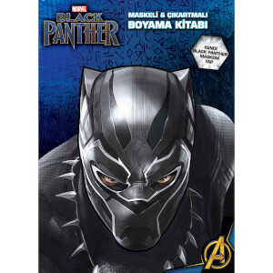 Marvel Black Panther Maskeli ve Çıkartmalı Boyama Kitabı