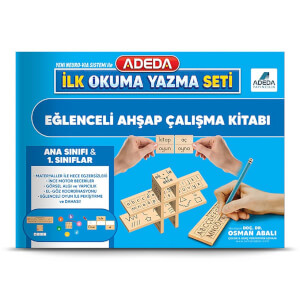 İlk Okuma Yazma Seti 13 Kitap ve 33+2 Parça Ahşap Materyal