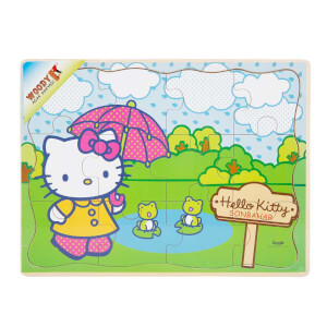 Hello Kitty Mevsimler Ahşap Puzzle